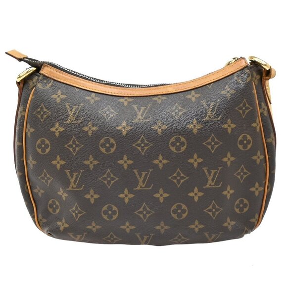 LOUIS VUITTON Tolum PM Shoulder Bag Monogram Leather Brown France - Picture 15 of 16